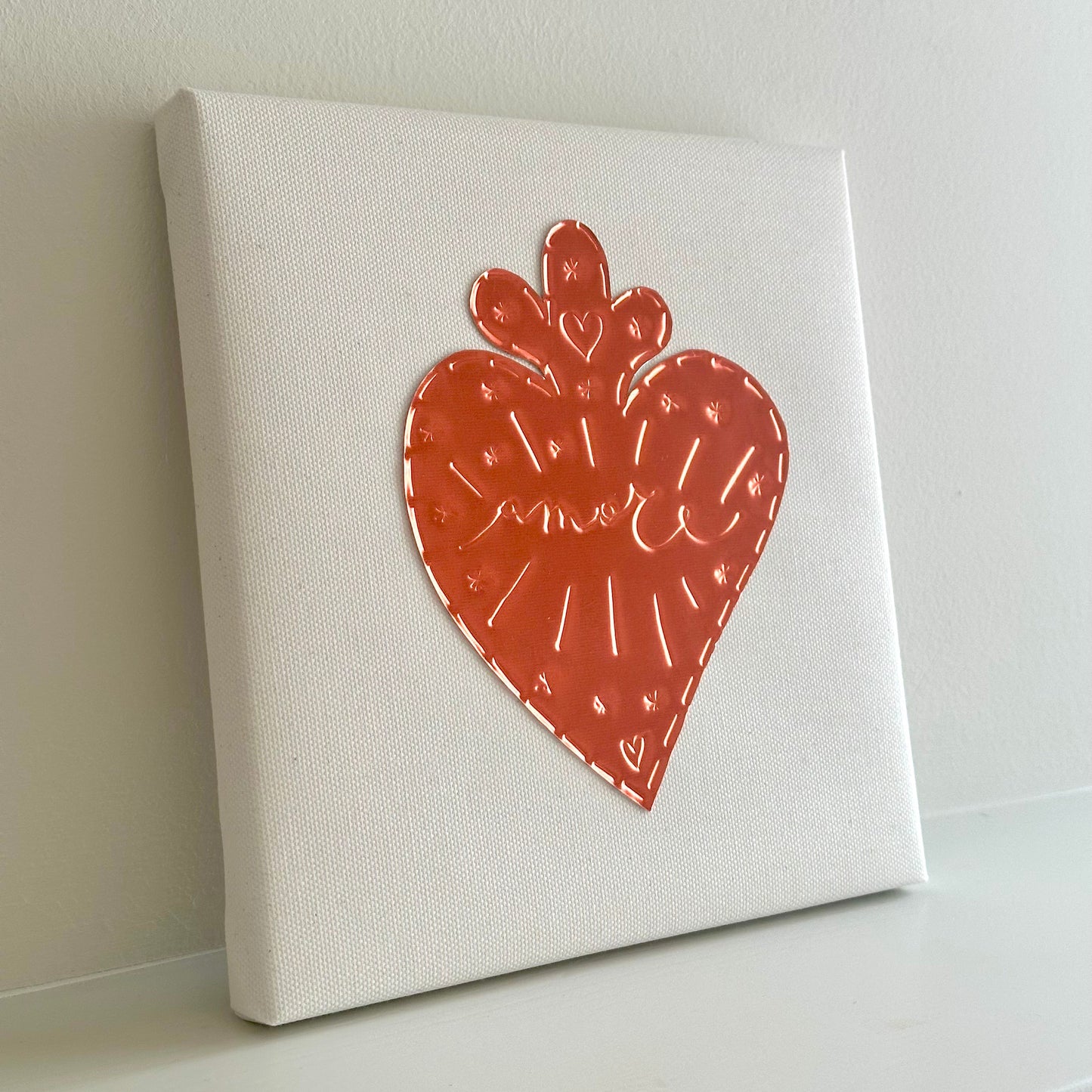 cuore sacro rame - pezzi unici