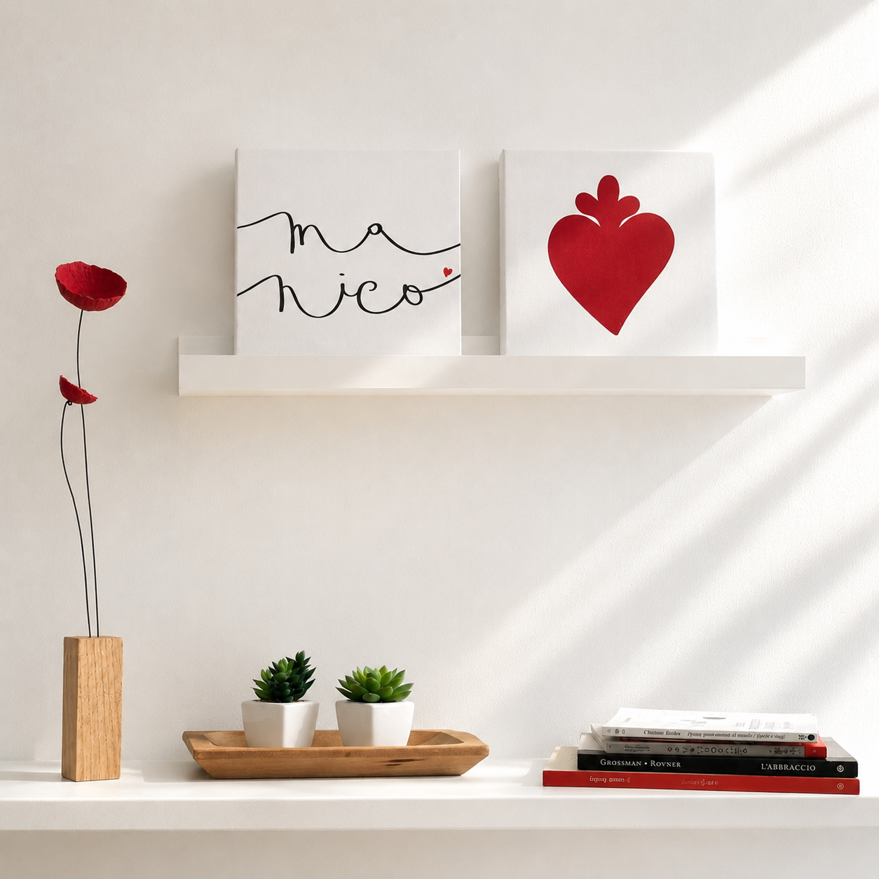 cuore sacro rosso