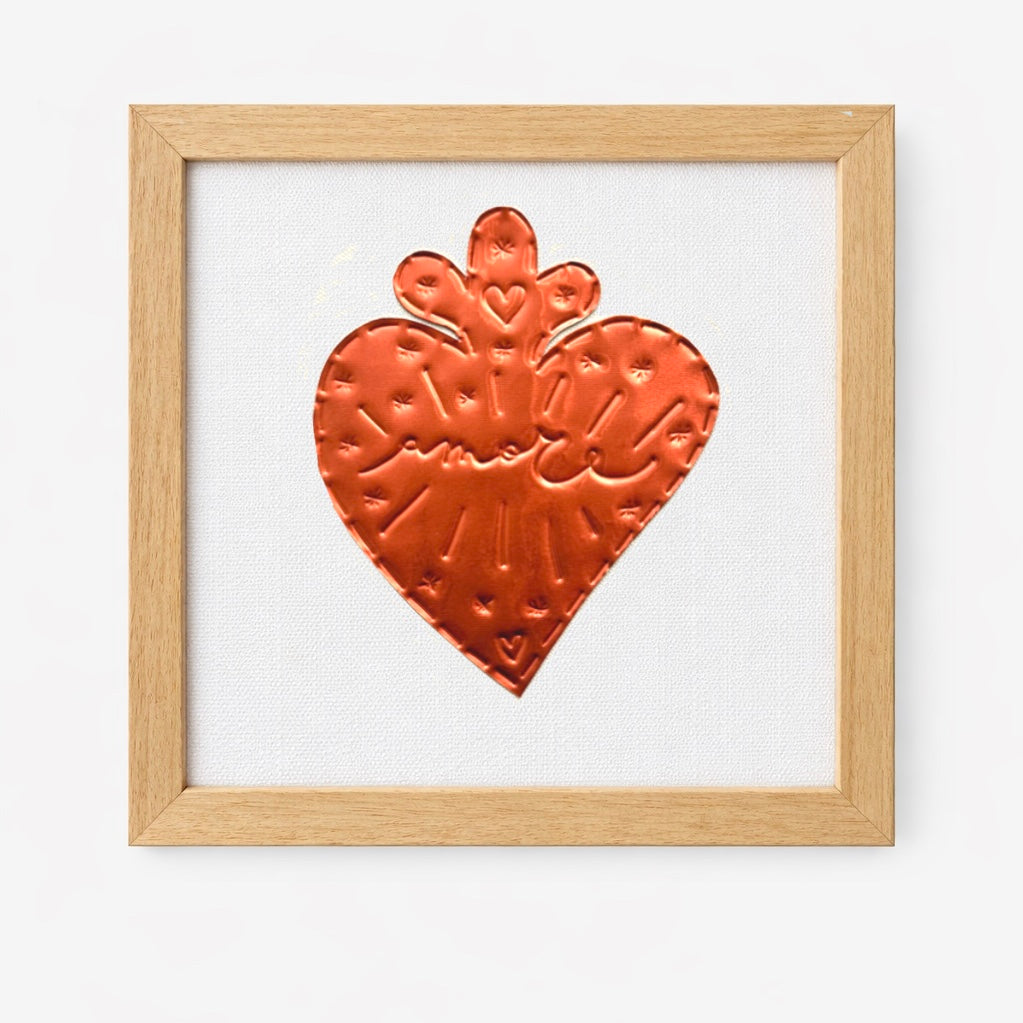 cuore sacro rame - pezzi unici