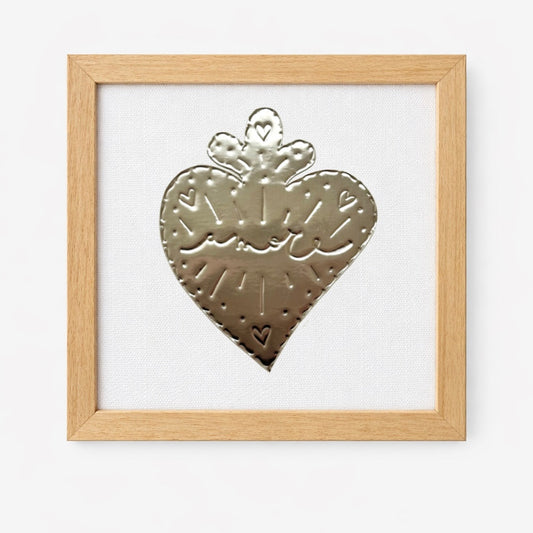 cuore sacro argento - pezzi unici