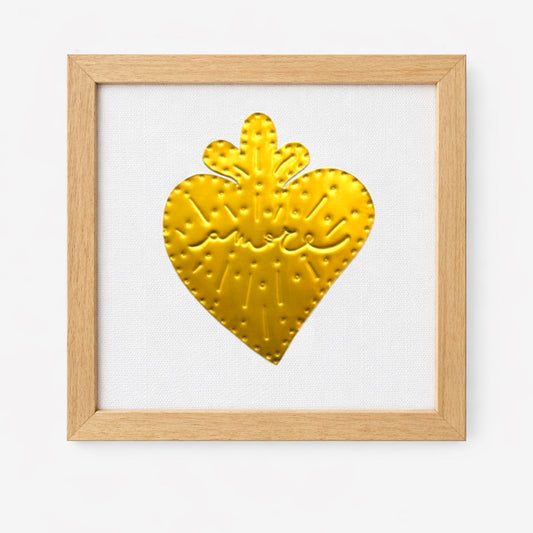 cuore sacro oro - pezzi unici