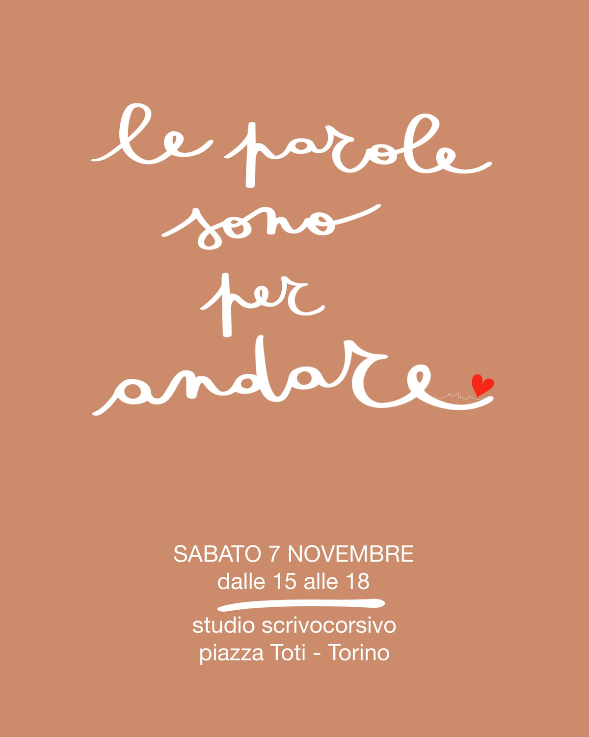 le parole sono per andare