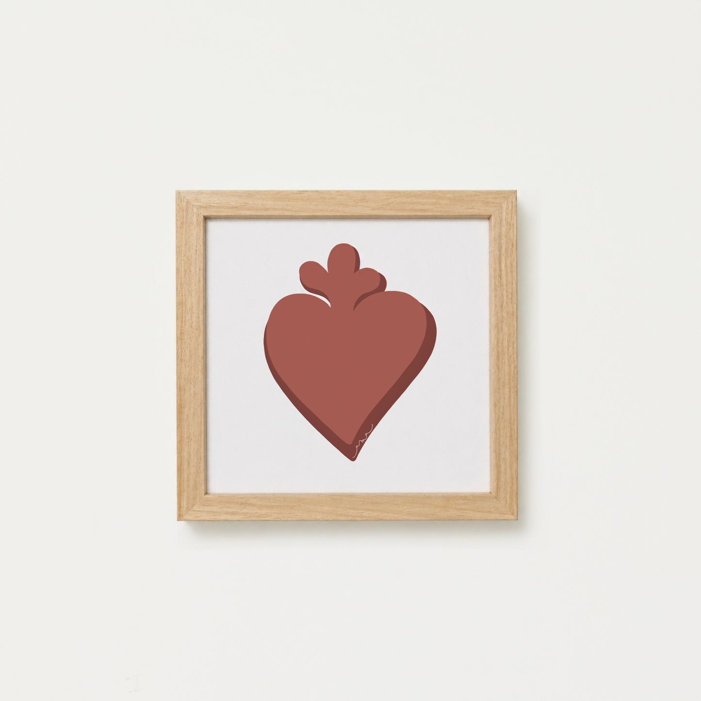 cuore sacro terracotta